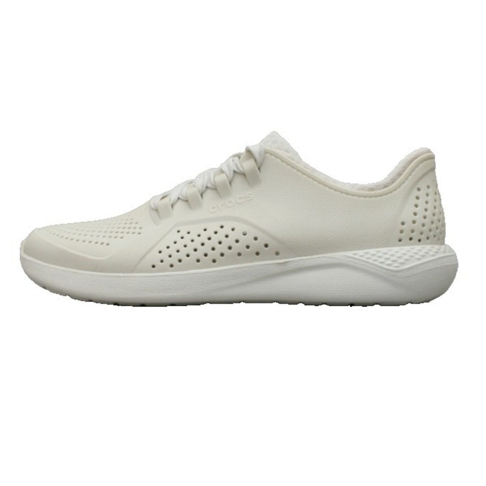 Crocs LiteRide 360 Pacer Sneakers Womens 9 Comfort Walking Cream White 205234